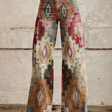 Jovanka | Retro Chevron Pantalone Elegantan i Moderan