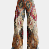 Jovanka | Retro Chevron Pantalone Elegantan i Moderan