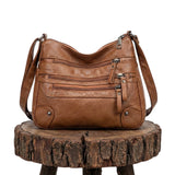 Rosalia’s Multi-Zip Carry | Shoulder Bag