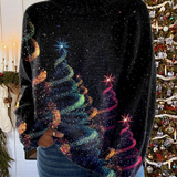 Slavica | Glitter Božićno Drvo Turtleneck