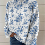 Sara | Blossom Turtleneck Sweater