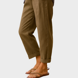 Letnje Pantalone od Lna i Pamuka