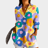Marianne | Pastel Cvećem Tuin Bluza