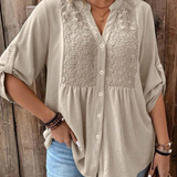 Ana – Bluza s V izrezom i gumbima