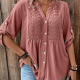 Ana – Bluza s V izrezom i gumbima