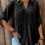 Ana – Bluza s V izrezom i gumbima