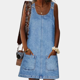 Isidora | Udobna denim haljina