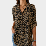 Odette | Safari Chic Opuštena Bluzica