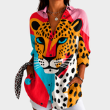 Corinne | Odvažna bluzica sa leopard printom