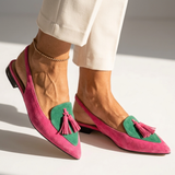 Svetlana - Špicasti Slingback Ravni