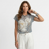 Simona - Bluza s cvetnim uzorkom