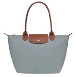 Longchamp - Srednja Le Pliage torba, Čelična