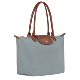 Longchamp - Srednja Le Pliage torba, Čelična