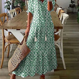 Nada - Elegantna baršunasta maksi haljina s cvetovima