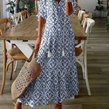 Nada - Elegantna baršunasta maksi haljina s cvetovima