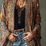 Lucija – vezeni kimono kardigan