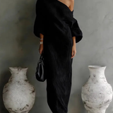 Katarina – elegantna haljina na jedno rame