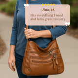 Rosalia’s Multi-Zip Carry | Shoulder Bag