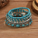 Boho Tirkizna Ogrlica Set