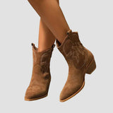Stylish vezeni western čizmi