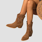 Stylish vezeni western čizmi