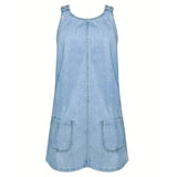 Isidora | Udobna denim haljina