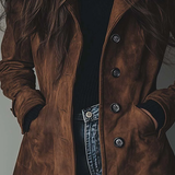 Milena - Suede kaput