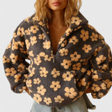 Rada – Topla Cvetna Fleece Jakna