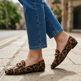 Moccasin Chiara — Leopard Suede