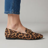 Moccasin Chiara — Leopard Suede