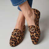 Moccasin Chiara — Leopard Suede
