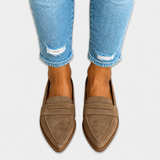 Moccasin Irene — Uža Punta Efekat Suede