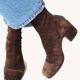 Aleksandra™ | Elegantne Suede Čizme do Članka