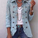 Brigitte | Vintage Paisley Print Nabranjak