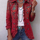 Sylvie | Bohemian Paisley Ruches Jakna