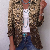 Jacqueline | Leopard Print Nabran Džak