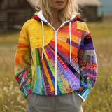 Mavis Sunburst Zip Jakna
