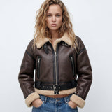 Verena | Skraćena Avijatorska Bomber Jakna