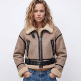 Verena | Skraćena Avijatorska Bomber Jakna