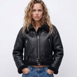 Verena | Skraćena Avijatorska Bomber Jakna