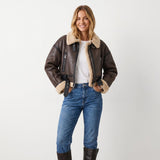 Verena | Skraćena Avijatorska Bomber Jakna