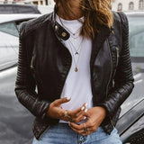 Lilian | Moto-stil jakna sa rajsferšlusom