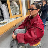 Renée | Oversized bomber jakna sa kontrastnim šavovima