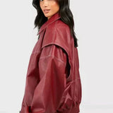 Renée | Oversized bomber jakna sa kontrastnim šavovima