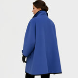 Flora | Kaput s kontrastnim detaljima u oversized stilu