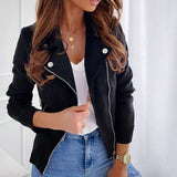 Gabrielle | Skraćena Moto Zip-Up Jakna