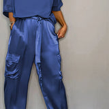Živana | Kompletna majica od dva dela i cargo pantalone Chic
