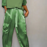 Živana | Kompletna majica od dva dela i cargo pantalone Chic